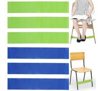 Bandas Elásticas para Silla de Látex para Niños Activos con TDAH, 6 Piezas Bandas Elásticas para la Ansiedad Bandas Antiestrés Hinchables Bandas Sensoriales para Sillas para Niños