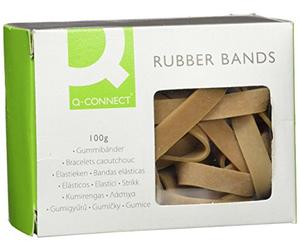 BANDAS ELASTICAS Q-CONNECT 100 GR 150X9 MM NUMERO 15