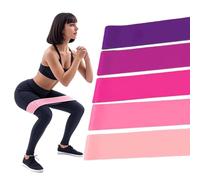 Bandas Elásticas Rosa TPE, 5 Piezas, Terapia para Autismo y TDAH