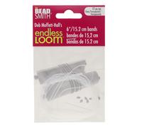 Bandas Endless Loom de Deb Moffett-Hall, 6 pulgadas de di metro, paquete de 12 piezas, color transparente, para usar con The Endless Loom