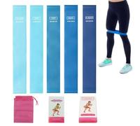 Bandas Fitness - Juego De 5 Círculos De Cadera De Campana De Silicona Antideslizantes para Ejercicio - Bandas De Entrenamiento De Banda De Resistencia con De Transporte para Mujeres, Hombres,