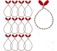 Bandas flexibles para coronas, hechas de poliéster y alambre para una decoración segura para las fiestas en el hogar y eventos (lluvia)