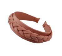 Bandas for el cabello, diadema trenzada, elegante, banda ancha bohemia, diademas elásticas, antideslizante, accesorios for(Red1)