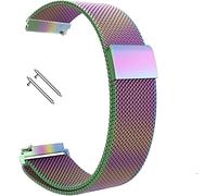 Bandas magnéticas compatibles con compatible con Samsung Galaxy Watch 4 bandas 40 mm de 44 mm Galaxy Watch 4 Banda clásica 42 mm 46 mm 20 mm Correa deportiva de reemplazo de acero inoxidable para