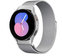 Bandas milanesas para Samsung Galaxy Watch 4/5 Band 40mm 44mm/Classic 46mm 42mm Mujer/Hombres, correa de lazo magnético para Samsung Galaxy Watch 5 Pro Band 45mm, 20mm No Gap Correa de malla metálica