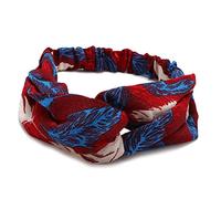 Bandas para el cabello bohemias de verano para mujeres y niñas, diademas estampadas, turbante cruzado vintage, bandanas, accesorios para el cabello, IF191357-08