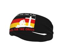 Bandas para el cabello con la bandera estadounidense "I Stand for The Any" y "I Kneeling for The Cross", para hombres y mujeres, antideslizantes, absorbentes, para gimnasio, baloncesto, yoga.