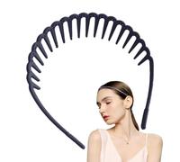 Bandas Para El Cabello Para Mujeres, Diadema Para Lavarse La Cara | ABS Dientes Peine Onda Antideslizante Cómodo Aro De Diademas Flexibles Para Niñas Hombres Mujeres