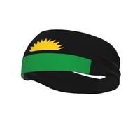 Bandas para el pelo con la bandera de la República de Benín para hombre y mujer, antideslizantes, absorbentes, para gimnasio, baloncesto, yoga