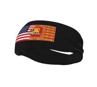 Bandas para el pelo con la bandera de la República de Venecia (1659-1675) y América, para hombre y mujer, antideslizantes, absorbentes, para gimnasio, baloncesto, yoga.