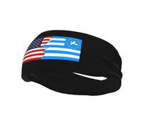 Bandas para el pelo con la bandera de la República Federal de Camerún del Sur y América para hombre y mujer, antideslizantes y absorbentes, para gimnasio, baloncesto, yoga