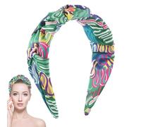Bandas para el pelo de estilo bohemio, bandas anchas para el pelo, accesorios elegantes para el cabello, diademas de tela de satén para citas, bailes, conciertos, bodas
