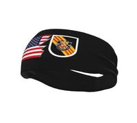 Bandas para el pelo del 1.er Grupo de Fuerzas Especiales y América para hombre y mujer, antideslizantes y absorbentes, para gimnasio, baloncesto, yoga