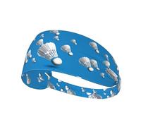 Bandas para el sudor con dibujos animados de bádminton, diademas, bandas para el sudor deportivas para correr para mujeres y hombres