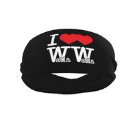 Bandas para el Sudor I Love Walla Walla para Adultos, Antideslizantes, para Correr, Andar en Bicicleta, Jugar al Baloncesto, Yoga y Fitness.