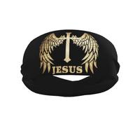 Bandas para el sudor para hombres Jesús es Dios Entrenamiento Diademas deportivas para hombres Diadema absorbida Moda Diadema ancha para correr Baloncesto Fútbol Ciclismo Tenis