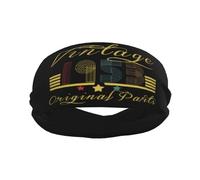 Bandas para el sudor para hombres Vintage 2008 Piezas originales Entrenamiento Diademas deportivas para hombres Diadema absorbida Moda Diadema ancha para correr Baloncesto Fútbol Ciclismo Tenis