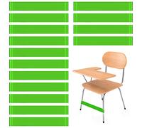 Bandas para silla para niños con pies inquietos, paquete de 15 bandas elásticas para los pies, de látex natural, bandas para aliviar la ansiedad para estudiantes con TDAH ADD SPD (verde)