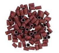 Bandas para taladro de uñas, bandas para lijado de uñas, mangas, banda profesional para lima con broca para accesorios de manicura, 100 unidades, 120# para uso diario