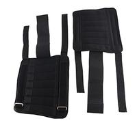 Bandas ponderadas para tobillo y pierna, entrenamiento ajustable, tela de red de alta densidad, antideslizante, transpirable, para entrenamiento en gimnasio en casa, negro, 70 x