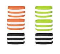 Bandas Reflectoras,6 Pcs Cinta Reflectante para Bicicleta Reflector para Deporte al Aire Libre Brazaletes Deportivos para Correr para Adultos,Niños Outdoor Sacudida Ciclismo Equitación Correr