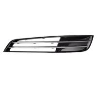 Bandas Rejilla Automóvil Para A8L A8 D4 2010 2011 2012 2013 Parachoques Antiniebla Rejilla Coche Lado Izquierdo Derecho Cubierta Delantera Cromada(1 Left No Hole)