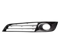 Bandas Rejilla Automóvil Para A8L A8 D4 2010 2011 2012 2013 Parachoques Antiniebla Rejilla Coche Lado Izquierdo Derecho Cubierta Delantera Cromada(1 Left With Hole)