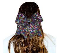 Bandas transpirables para el sudor, 1 unidad, gomas para el pelo, lentejuelas degradadas, bowknot para la cabeza, decoración de tocado, gomas para el pelo para niñas, diadema para correr para mujer
