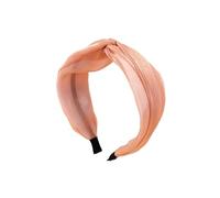 Bandas trenzadas para el pelo, sensación de alta clase de horquilla de viento fragante, diadema de temperamento dulce (naranja)