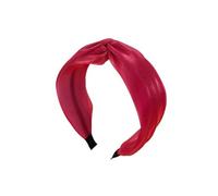 Bandas trenzadas para el pelo, sensación de alta clase de horquilla de viento fragante, diadema de temperamento dulce (clarete)