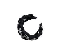 Bandas trenzadas para el pelo, sensación de clase alta de pequeña horquilla de viento fragante, diadema de temperamento dulce (negro)