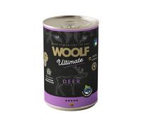Bandeja 6 Latas Paté para Perro - Woolf Ultimate Húmedo Ciervo 400gr