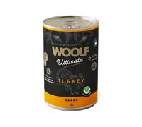 Bandeja 6 Latas Paté para Perro - Woolf Ultimate Húmedo Pavo 400gr