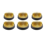 Bandeja Accesorios Mini Plantas 6 Pcs Japonés Kenzan Disposición Flores Rana Flor Rana Pin Holder Kenzan Ikebana Flor Rana Ikebana Arregador de Flores Bandeja de época