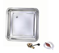 Bandeja Aire Acondicionado, Bandeja de Goteo de Aceite para Debajo Del Automóvil, Bandejas de Drenaje para Lavavajillas, Bandeja para Lavadora(40x40x4.7cm/16x16x1.9in)