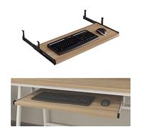 Bandeja ajustable para teclado con bola deslizante, 54/60/70 x 27 cm, ergonómica, soporte para el codo, altura ajustable, deslizamiento suave para uso en la oficina