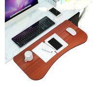 Bandeja ajustable para teclado con plataforma plegable de 90°, 55/65/75 x 25 cm, soporte ergonómico para computadora, fácil instalación, soporte de muñeca y reposabrazos para mayor comodidad
