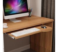 Bandeja ajustable para teclado con soporte deslizante estable, fácil ajuste de altura, se adapta debajo del escritorio, perfecta para escribir en casa y oficina, diseño ergonómico y ahorra espacio
