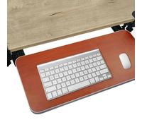Bandeja ajustable para teclado debajo del escritorio, soporte ergonómico para teclado de computadora, diseño que ahorra espacio, fácil instalación, perfecto para uso doméstico y de oficina