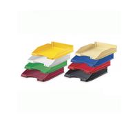 BANDEJA APILABLE DE PLASTICO 350X250X65 MM. COLOR NEGRO FAIBO 93-02