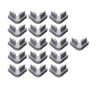 Bandeja apilable para secadora de congelación, reutilizable, versátil, apilable, 16 piezas, para preparar comidas, para la cocina, el refrigerador, el armario, picnic