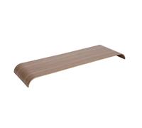 Bandeja AYTM Curva, color nogal, 81 x 25 x 5 cm, madera