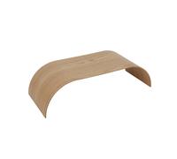 Bandeja AYTM Curva, color roble, 62 x 25 x 16 cm, madera