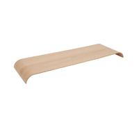 Bandeja AYTM Curva, color roble, 81 x 25 x 5 cm, madera