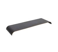 Bandeja AYTM Curva, negra, 81 x 25 x 5 cm, madera