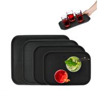 Bandeja bar negra Bandeja servicio plástico Bandeja gastronomía Bandeja cocina