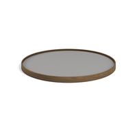 Bandeja Bølling Ø60 Roble Ahumado con Tapa en Gris/ Gris Oscuro