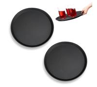 Bandeja camarero plato antideslizante 1,8 cm 2 unidades bandeja servir 0,5 kg