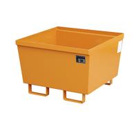 Bandeja colectora de acero con borde perfilado eurokraft pro, L x A x H 800 x 800 x 545 mm, sin rejilla