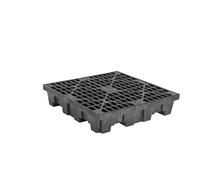 Bandeja colectora de PE reciclado Justrite, para 4 bidones de 200 l, gran capacidad